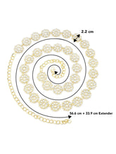 Timeless Kundan & Pearl Flower Chain