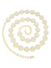 Timeless Kundan & Pearl Flower Chain