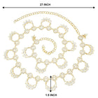 Celestial Charm Faux Kundan Belly Chain