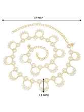 Celestial Charm Faux Kundan Belly Chain