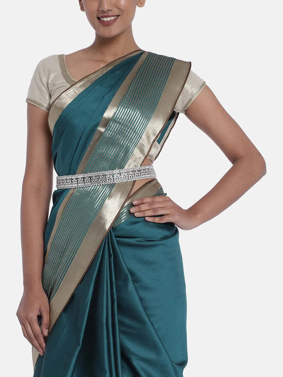 Radiant Tradition A Statement Waist Belt - Silver