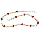 Elegant Kundan & Pearl Belly Chain