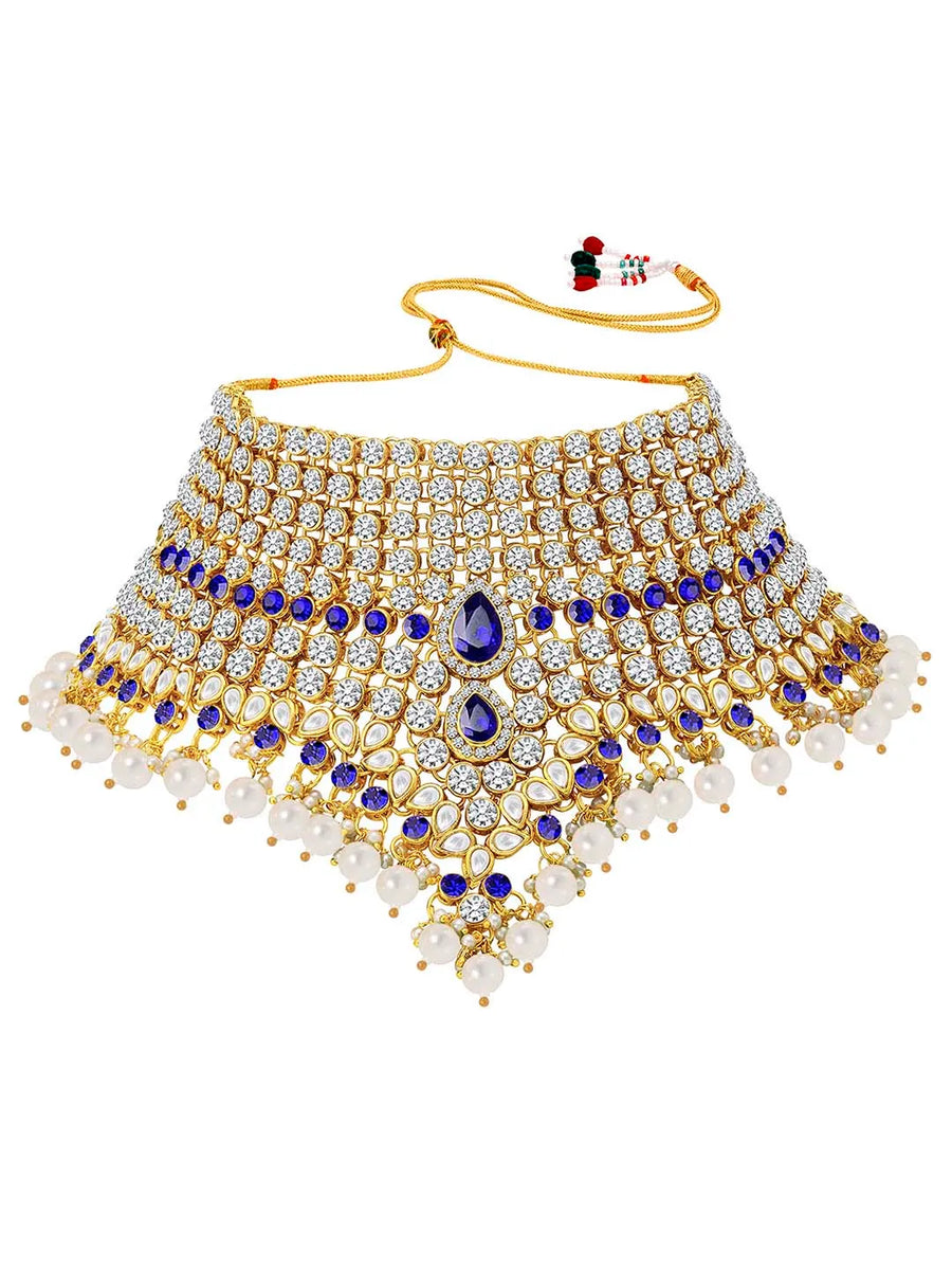 Royal Regalia Jodha Akbar Bridal Set - Blue