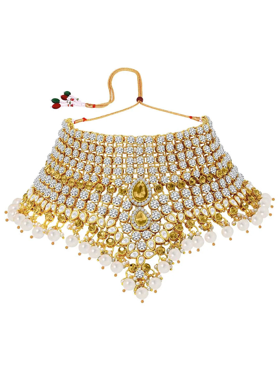 Royal Regalia Jodha Akbar Bridal Set - Champagne
