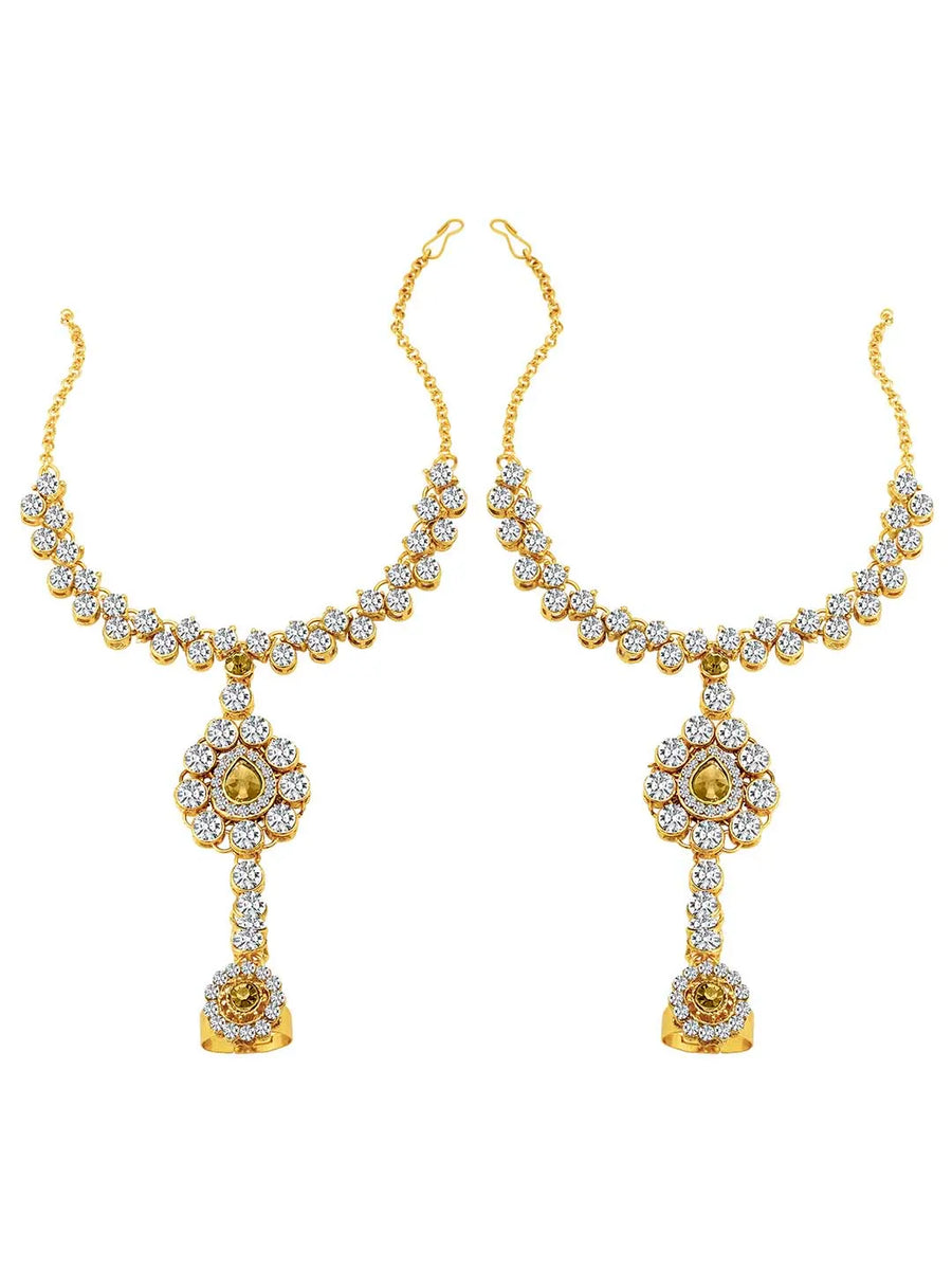 Royal Regalia Jodha Akbar Bridal Set - Champagne