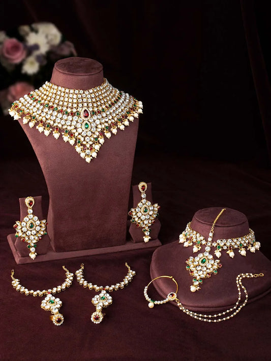 Jodha Akbar Bridal Set | Royal Bridal Jewellery by Peora

