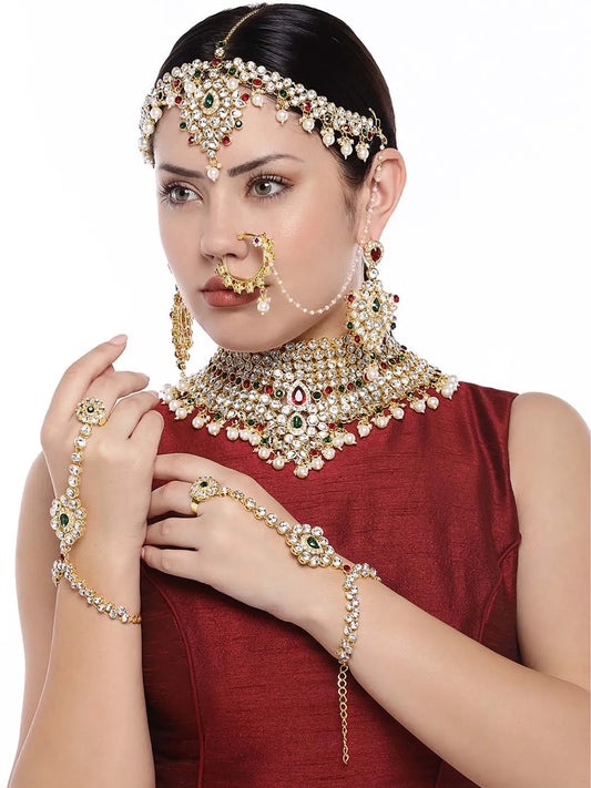 Jodha Akbar Bridal Set | Royal Bridal Jewellery by Peora

