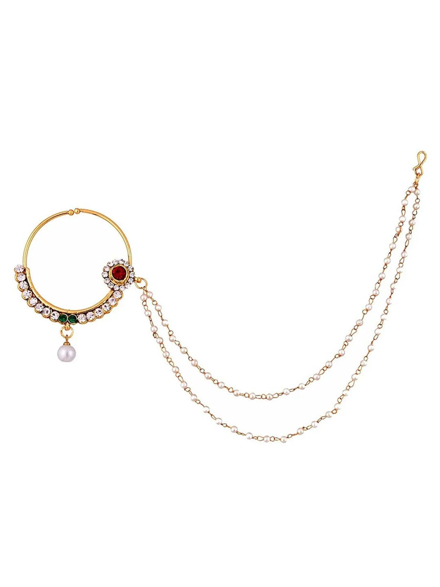 Royal Regalia Jodha Akbar Bridal Set - Maroon Green