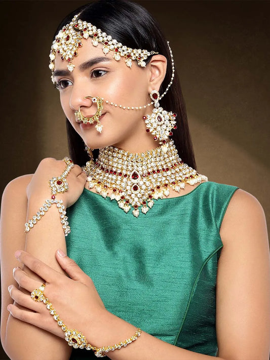 Royal Regalia Jodha Akbar Bridal Set - Maroon