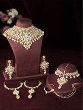 Royal Greens with American Diamonds Jodha Akbar Bridal Set