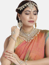 Royal Greens with American Diamonds Jodha Akbar Bridal Set