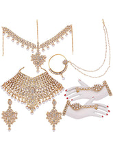 Royal Greens with American Diamonds Jodha Akbar Bridal Set