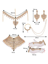 Royal Greens with American Diamonds Jodha Akbar Bridal Set