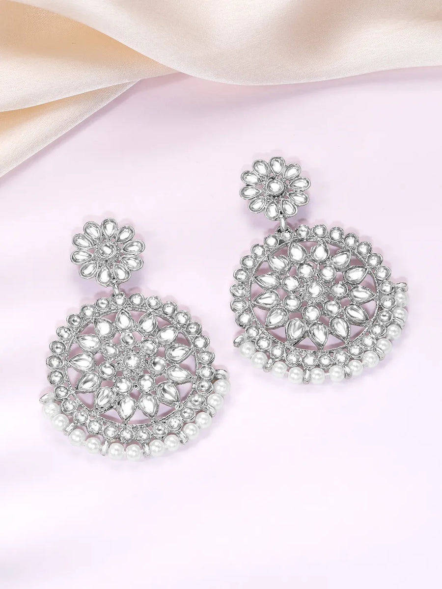 Lustrous Loops Pearl Chandbali