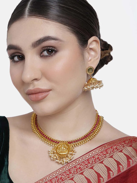 Antique Necklace Set – Traditional Fashion Jewellery by Peora

