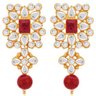 Luxurious Lush Pearl Choker Set - Maroon
