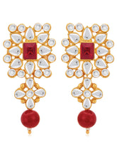 Luxurious Lush Pearl Choker Set - Maroon