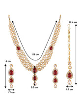 Ruby Rose Harmony Necklace Set