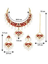 Ravishing Reds Meenakari Necklace Set