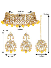 Silver Grace Kundan Choker Set