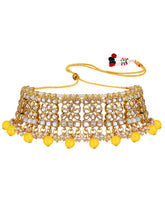 Silver Grace Kundan Choker Set