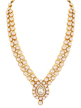 Starlit Ensemble American Diamond Necklace Set with Maangtikka