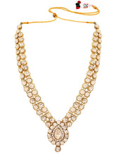 Starlit Ensemble American Diamond Necklace Set with Maangtikka