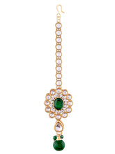 Ethereal Greens Kundan Stone Necklace Set