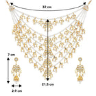 Kundan Cascade in Pearled Glory