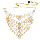 Kundan Cascade in Pearled Glory