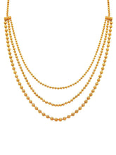 Gleaming Layered Gold Necklace Set