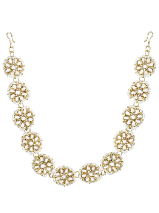 Sheesh Patti – Royal Forehead Jewellery for Brides | Peora

