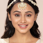 Kundan Bridal Sheesh Patti by Peora – Royal Bridal Elegance