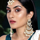 Pearls Chandbali Maangtikka Set – Elegant Bridal Jewellery | Peora