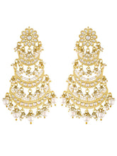 Opulent Pearls Chandbali Maangtikka Set