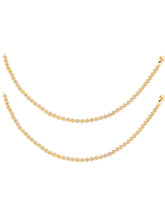 Glamorous Cubic Zirconia Studded Anklets