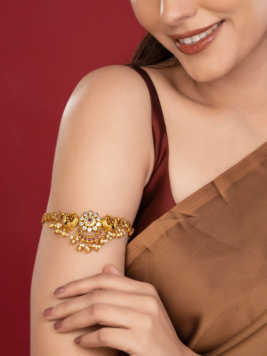 Traditional Engraved Floral Armlet