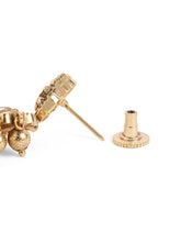 Temple Lakshmi Drops with Faux Ruby