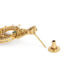 Royal Filigree Temple Dangle Earrings