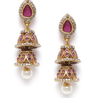 Earrings with CZ & Pearls | Sparkling & Elegant Designs – Peora
