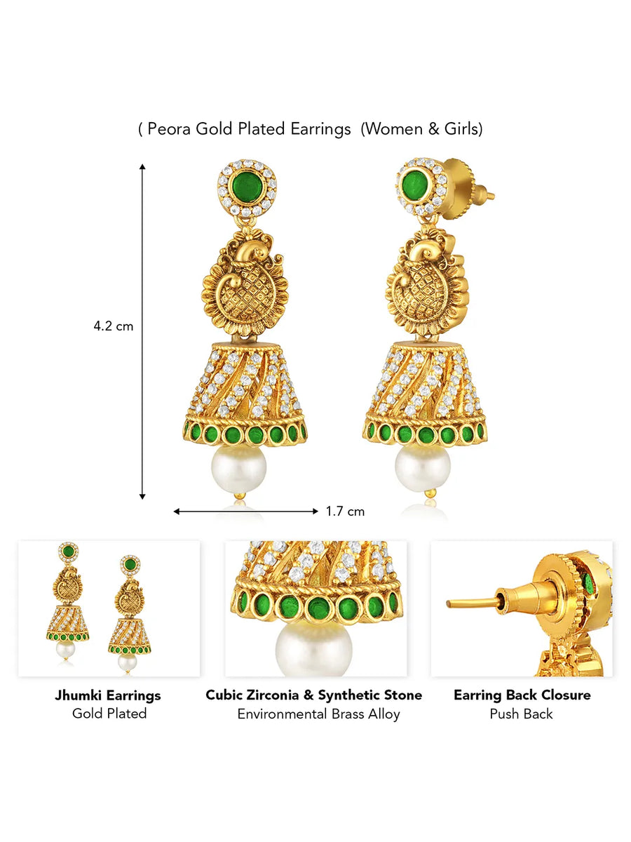 Jhumki Style Earrings | Traditional & Trendy Designs – Peora