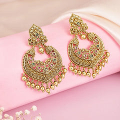 Royal Filigree Bridal Dangle Earrings