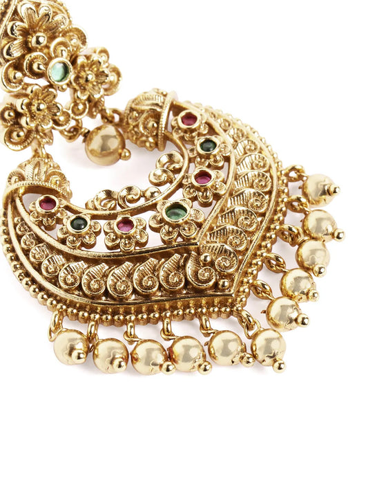 Royal Filigree Bridal Dangle Earrings