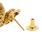 Peacock Glory Jhumkas with Kundan