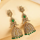 Royal Peacock Crafted Jhumka Design