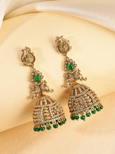 Royal Peacock Crafted Jhumka Design