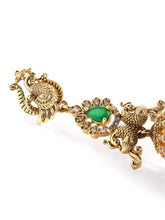 Royal Peacock Crafted Jhumka Design