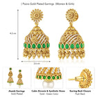 Kundan Jhumka Earrings | Royal & Traditional Styles – Peora