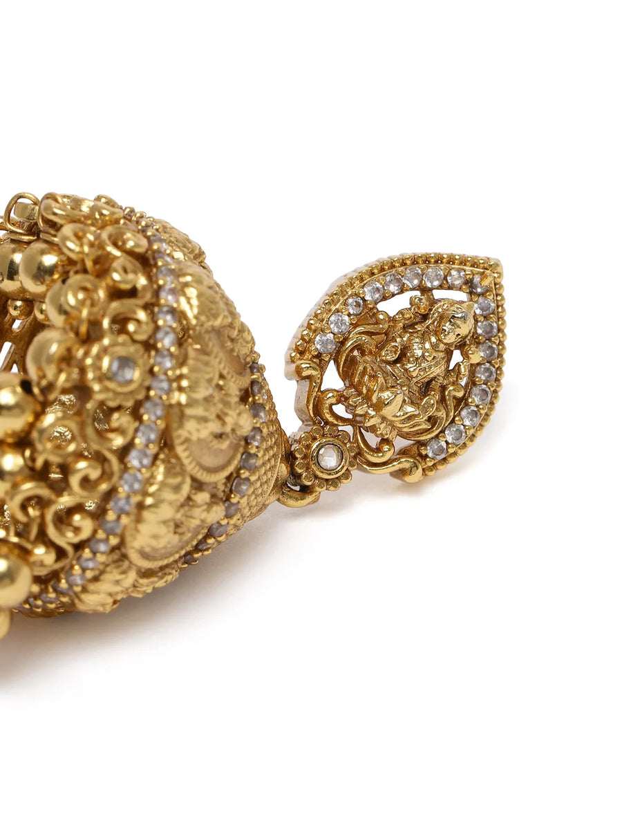 Royal Teardrop Kundan Jhumkas
