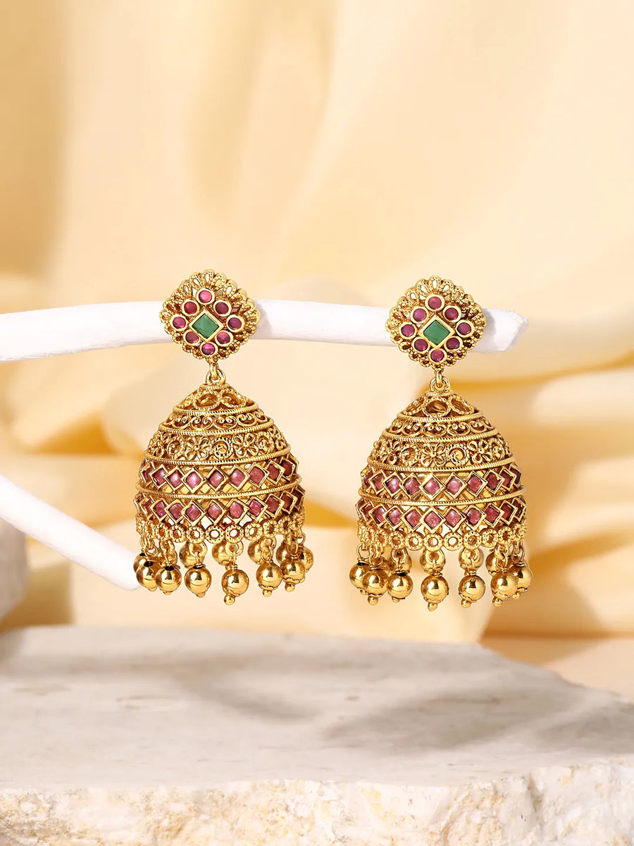 Jhumka Earrings | Traditional Designs with Timeless Appeal – Peora

